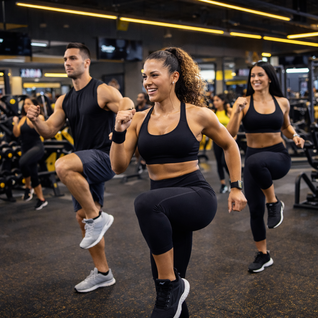 Movimiento guiado con ritmo